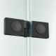 Шторка для ванны NEW TRENDY NEW SOLEO BLACK 100x140 P-0042 R (черный) Elit-san.ru