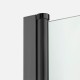 Шторка для ванны NEW TRENDY NEW SOLEO BLACK 100x140 P-0042 R (черный) Elit-san.ru