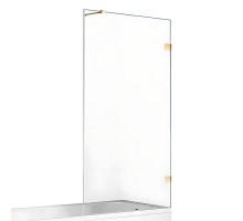 Шторка для ванны NEW TRENDY AVEXA GOLD SHINE 100x150 EXK-2175-WP (золото)