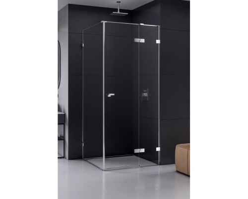 Душевое ограждение NEW TRENDY EVENTA R 90x80x200 EXK-4505 (хром) Elit-san.ru