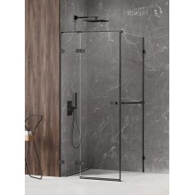 Душевое ограждение NEW TRENDY AVEXA BLACK L 100x110x200 EXK-2551 (черный)