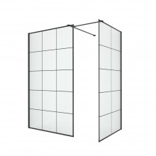 Душевое ограждение NEW TRENDY NEW MODUS BLACK 120x120x200 EXK-5643 (черный)