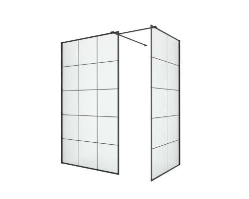 купить Душевое ограждение NEW TRENDY NEW MODUS BLACK 120x120x200 EXK-5643 (черный) в магазине сантехники Elit-san.ru Душевое ограждение NEW TRENDY NEW MODUS BLACK 120x120x200 EXK-5643 (черный) Elit-san.ru