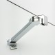Душевое ограждение NEW TRENDY NEW MERANA R 80x80x195 K-0325 (хром) Elit-san.ru