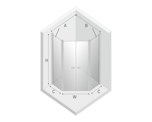приобрести Душевое ограждение NEW TRENDY NEW SOLEO BLACK 90x90x195 K-0617 (черный) в магазине сантехники Elit-san.ru Душевое ограждение NEW TRENDY NEW SOLEO BLACK 90x90x195 K-0617 (черный) Elit-san.ru