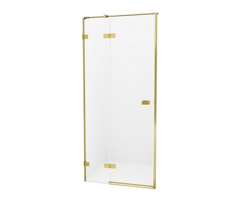 Дверь в нишу NEW TRENDY AVEXA GOLD BRUSHED 110x200 EXK-1720 (брашированное золото) Elit-san.ru