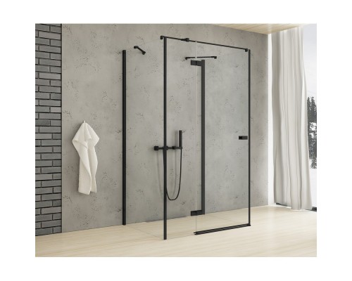 Душевое ограждение NEW TRENDY REFLEXA BLACK R 80x110x200 EXK-5006 (черный) Elit-san.ru