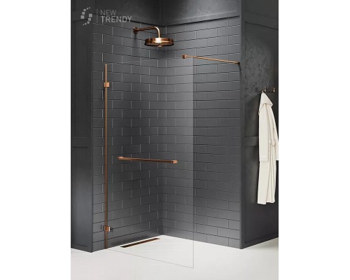 Душевое ограждение NEW TRENDY AVEXA COPPER BRUSHED 70x200 EXK-7166 (брашированная медь) Elit-san.ru