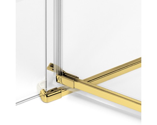 Душевое ограждение NEW TRENDY AVEXA GOLD SHINE R 80x120x200 EXK-3197 (золото) Elit-san.ru