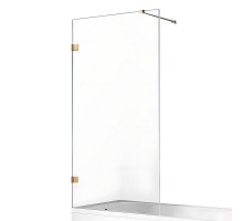 Шторка для ванны NEW TRENDY AVEXA GOLD BRUSHED 60x150 EXK-2005-WP (брашированное золото)