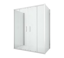 Душевое ограждение NEW TRENDY NEW CORRINA  150x80x195 K-0484 (хром)