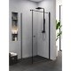 Душевое ограждение NEW TRENDY SUPERIA BLACK 90x90x195 K-0591 Elit-san.ru