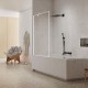 Шторка для ванны NEW TRENDY NEW MODUS WHITE 100x150 EXK-2352 (белый) Elit-san.ru