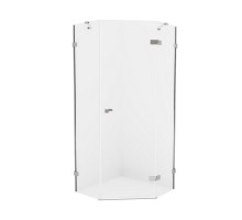 Душевое ограждение NEW TRENDY EVENTA R 90x90x200 EXK-4614 (хром)