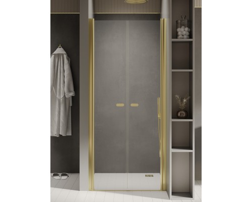 Дверь в нишу NEW TRENDY NEW SOLEO LIGHT GOLD 80x195 D-0455A (светлое золото) Elit-san.ru