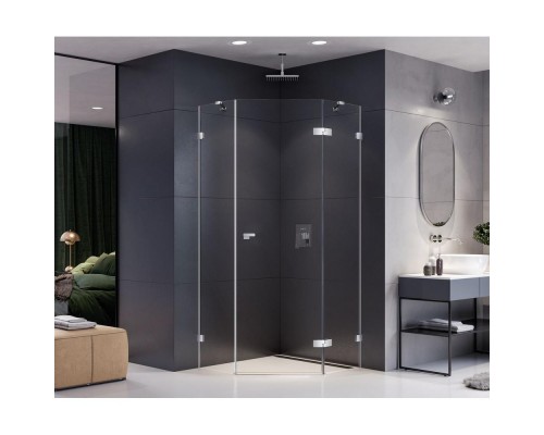 Душевое ограждение NEW TRENDY EVENTA R 90x90x200 EXK-4614 (хром) Elit-san.ru