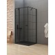 Душевое ограждение NEW TRENDY NEW SOLEO BLACK L 90x90x195 K-0579 (черный) Elit-san.ru