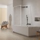 Шторка для ванны NEW TRENDY NEW MODUS WHITE 100x150 EXK-2352-WP (белый) Elit-san.ru