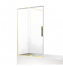 Шторка для ванны NEW TRENDY SMART LIGHT GOLD 90x150 EXK-4303 (светлое золото)