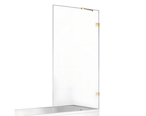 Шторка для ванны NEW TRENDY AVEXA GOLD SHINE 80x150 EXK-2173 (золото) Elit-san.ru