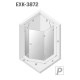 Душевое ограждение NEW TRENDY AVEXA WHITE R 100x80x200 EXK-3872 (белый) Elit-san.ru