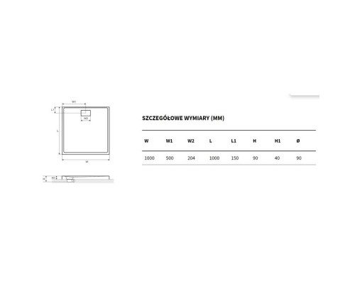 Поддон EXCELLENT Zero 100x100 (белый) Elit-san.ru