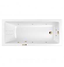 Ванна WHITECROSS Wave 175x70 "SMART NANO" (золото)