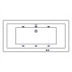 Ванна WHITECROSS Savia Duo 170x80 SOFT (белый) Elit-san.ru