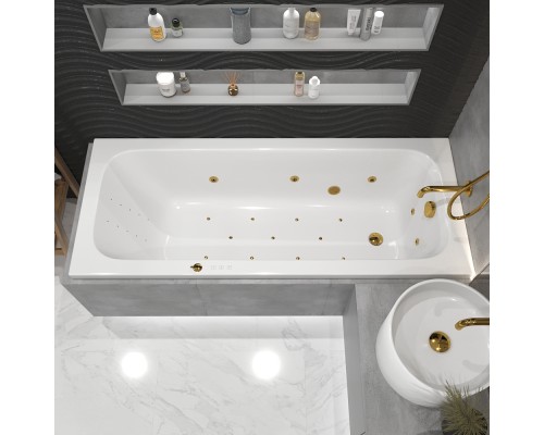 Ванна WHITECROSS Vibe 170x70 "ULTRA NANO" (золото) Ванна WHITECROSS Vibe 170x70 "ULTRA NANO" (золото)