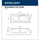 Ванна EXCELLENT Aquaria Lux Slim 180x80 "SMART" (белый)