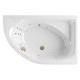 Ванна EXCELLENT Aquarella 150x100 (правая) LINE (бронза) Elit-san.ru