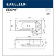 Ванна EXCELLENT Be Spot 160x80 (правая) RELAX (хром) Elit-san.ru