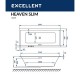 Ванна EXCELLENT Heaven Slim 160x75 LINE (золото) Elit-san.ru