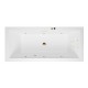 Ванна EXCELLENT Heaven Slim 170x75 LINE (золото) Elit-san.ru