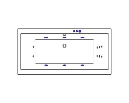 Ванна EXCELLENT Pryzmat 160x75 SMART (хром) Elit-san.ru