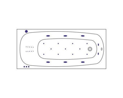 Ванна WHITECROSS Layla 170x75 ULTRA NANO (золото) Elit-san.ru