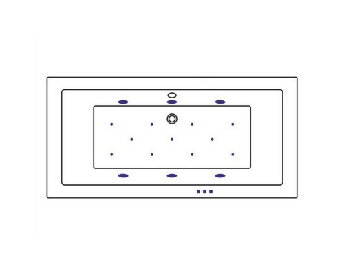 Акриловая гидромассажная ванна 170x80 см Whitecross Savia Duo 0103.170080.100.RELAX.CR Elit-san.ru