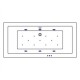 Акриловая гидромассажная ванна 170x80 см Whitecross Savia Duo 0103.170080.100.RELAX.CR Elit-san.ru