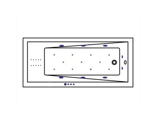 купить Ванна WHITECROSS Wave Slim 170x70 ULTRA NANO (хром) в магазине сантехники Elit-san.ru Ванна WHITECROSS Wave Slim 170x70 ULTRA NANO (хром) Elit-san.ru