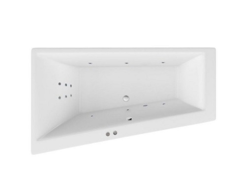 заказать Ванна EXCELLENT Sfera 170x100 (левая) LINE (хром) в магазине сантехники Elit-san.ru Ванна EXCELLENT Sfera 170x100 (левая) LINE (хром) Elit-san.ru
