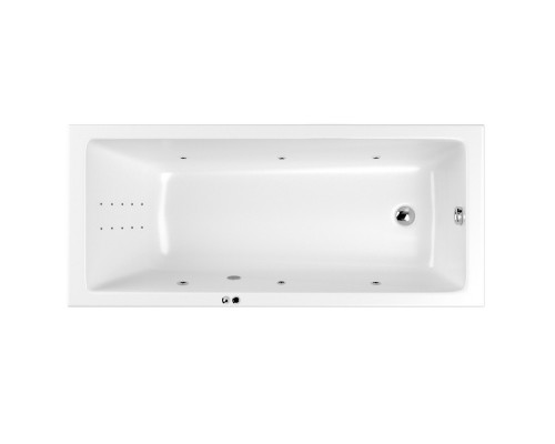 Ванна WHITECROSS Wave 180x80 LINE NANO (хром) Elit-san.ru