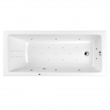 Ванна WHITECROSS Wave 180x80 "ULTRA NANO" (хром)