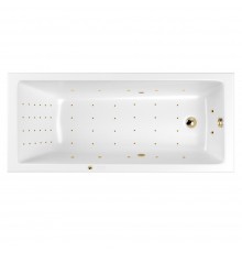 Ванна WHITECROSS Wave Slim 175x70 "NANO" (золото)