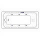 Ванна EXCELLENT Aquaria 140x70 SMART NANO (хром) Elit-san.ru