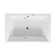 Ванна EXCELLENT Crown Lux 190x120 NANO (хром) Elit-san.ru