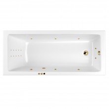 Ванна WHITECROSS Wave 170x70 "SMART NANO" (золото)