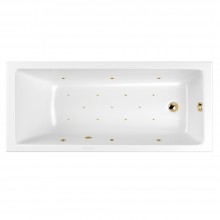 Акриловая гидромассажная ванна 149,5x70 см Whitecross Wave Slim 0111.150070.100.RELAX.GL