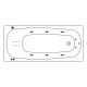 Ванна WHITECROSS Layla Slim 170x75 SMART NANO (хром) Elit-san.ru