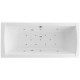 Ванна EXCELLENT Aquaria Lux Slim 180x80 RELAX (хром) Elit-san.ru