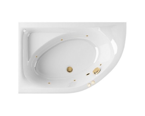 приобрести Ванна EXCELLENT Aquarella 150x100 (левая) SOFT (золото) в магазине сантехники Elit-san.ru Ванна EXCELLENT Aquarella 150x100 (левая) SOFT (золото) Elit-san.ru